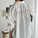 バックギャザー&リボンデザインシャツ | GeeRA | 詳細画像9
