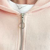 ハーフジップワッフルパーカー | GeeRA | 詳細画像12 