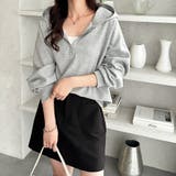 ハーフジップワッフルパーカー | GeeRA | 詳細画像16 