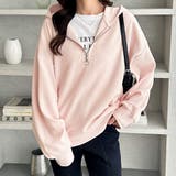 ハーフジップワッフルパーカー | GeeRA | 詳細画像6 