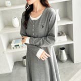 【Ｕ．Ｓ． ＰＯＬＯ ＡＳＳＮ．】レイヤード風ヘンリーネックワンピース | GeeRA | 詳細画像11 