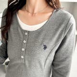 【Ｕ．Ｓ． ＰＯＬＯ ＡＳＳＮ．】レイヤード風ヘンリーネックワンピース | GeeRA | 詳細画像12 