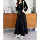 【Ｕ．Ｓ． ＰＯＬＯ ＡＳＳＮ．】レイヤード風ヘンリーネックワンピース | GeeRA | 詳細画像7 