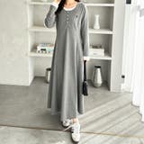 【Ｕ．Ｓ． ＰＯＬＯ ＡＳＳＮ．】レイヤード風ヘンリーネックワンピース | GeeRA | 詳細画像8 