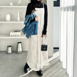 前後２ＷＡＹパネルレースキャミワンピース | GeeRA | 詳細画像8 