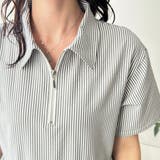 サッカーティアードハーフジップワンピース | GeeRA | 詳細画像12