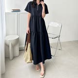 サッカーティアードハーフジップワンピース | GeeRA | 詳細画像14