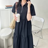 サッカーティアードハーフジップワンピース | GeeRA | 詳細画像17