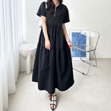 サッカーティアードハーフジップワンピース | GeeRA | 詳細画像4