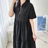 サッカーティアードハーフジップワンピース | GeeRA | 詳細画像5