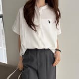 【Ｕ．Ｓ． ＰＯＬＯ ＡＳＳＮ．】ポコポコ素材フレンチスリーブシャツ | GeeRA | 詳細画像28 