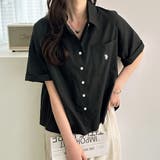 ブラック | 【Ｕ．Ｓ． ＰＯＬＯ ＡＳＳＮ．】オーバーサイズ半袖シャツ | GeeRA