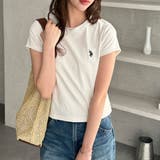 【Ｕ．Ｓ． ＰＯＬＯ ＡＳＳＮ．】汗染み防止ミニＴシャツ | GeeRA | 詳細画像4 