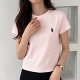 ピンク | 【U.S. POLO ASSN.】汗じみ防止ミニTシャツ | GeeRA