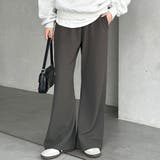 美脚見えカーブフレアパンツ | GeeRA | 詳細画像7 