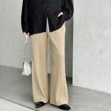 セルフカットセミワイドプリーツパンツ | GeeRA | 詳細画像8 