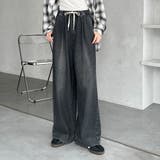 美脚見えイージーワイドデニムパンツ | GeeRA | 詳細画像11 