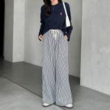 美脚見えイージーワイドデニムパンツ | GeeRA | 詳細画像20 