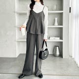 セットアップ風プリーツビスチェキャミサロペ | GeeRA | 詳細画像15 