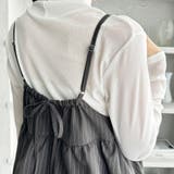 セットアップ風プリーツビスチェキャミサロペ | GeeRA | 詳細画像18 