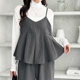 セットアップ風プリーツビスチェキャミサロペ | GeeRA | 詳細画像8 