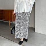 ヒョウ柄 | セルフカットプリーツナロースカート | GeeRA