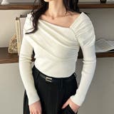 ドレープオフショルニット | GeeRA | 詳細画像9 