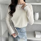 表面感配色メローカットソー | GeeRA | 詳細画像2 