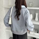 裏起毛ダブル衿スウェット | GeeRA | 詳細画像4 