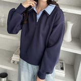 裏起毛ダブル衿スウェット | GeeRA | 詳細画像9 