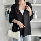 フード付きオーバーサイズシャツ | GeeRA | 詳細画像12 