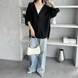 フード付きオーバーサイズシャツ | GeeRA | 詳細画像16 