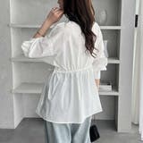 ウエストタックリボンシャツチュニック | GeeRA | 詳細画像6 