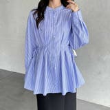 ウエストタックリボンシャツチュニック | GeeRA | 詳細画像9 