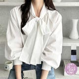 ボリュームボウタイブラウス | GeeRA | 詳細画像1 