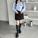 ボリュームボウタイブラウス | GeeRA | 詳細画像20 