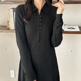 ポロ衿表面感素材マーメイドワンピース | GeeRA | 詳細画像16