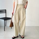 カーブデザインワイドチノパンツ | GeeRA | 詳細画像16 