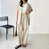 カーブデザインワイドチノパンツ | GeeRA | 詳細画像18 