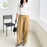 カーブデザインワイドチノパンツ | GeeRA | 詳細画像7 