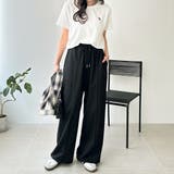 とろみイージーワイドピンタックパンツ | GeeRA | 詳細画像15