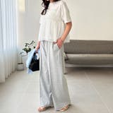 とろみイージーワイドピンタックパンツ | GeeRA | 詳細画像7