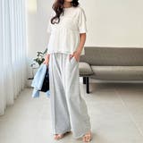 とろみイージーワイドピンタックパンツ | GeeRA | 詳細画像9