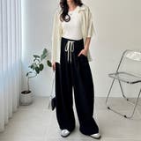 さらっと着やすい!ストライプワイドパンツ | GeeRA | 詳細画像14