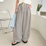 さらっと着やすい!ストライプワイドパンツ | GeeRA | 詳細画像2