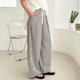 さらっと着やすい!ストライプワイドパンツ | GeeRA | 詳細画像4