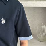 【U.S. POLO ASSN.】衿付ポロニットトップス | GeeRA | 詳細画像14