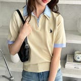 【U.S. POLO ASSN.】衿付ポロニットトップス | GeeRA | 詳細画像16
