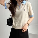 【U.S. POLO ASSN.】衿付ポロニットトップス | GeeRA | 詳細画像28