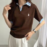 【Ｕ．Ｓ． ＰＯＬＯ ＡＳＳＮ．】衿付ポロニットトップス | GeeRA | 詳細画像34 